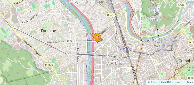 localisation de l'entreprise RANDO-GRE  GRENOBLE