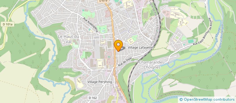 localisation de l'entreprise RANDO LIBERTE à CHAUMONT