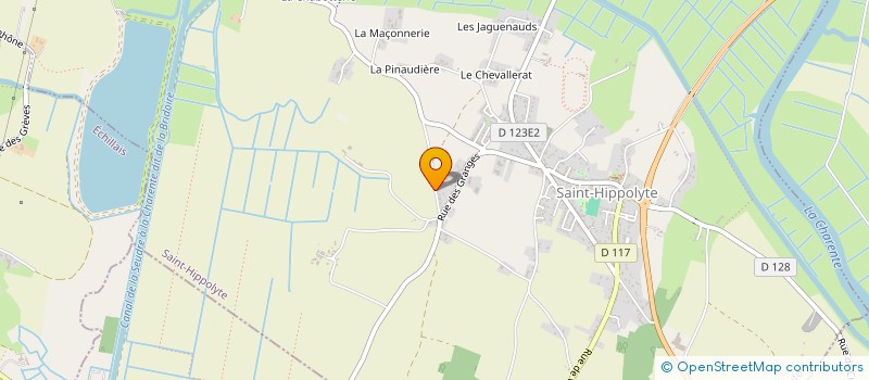 localisation de l'entreprise RANDO LOISIRS 17  SAINT-HIPPOLYTE