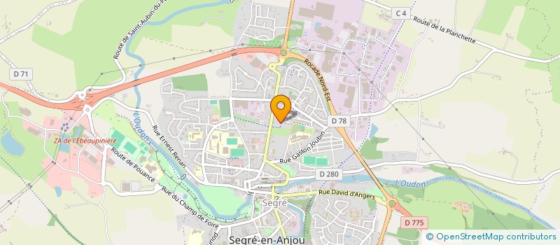 localisation de l'entreprise RANDO PLAISIR DE SEGRE à SEGRE-EN-ANJOU BLEU