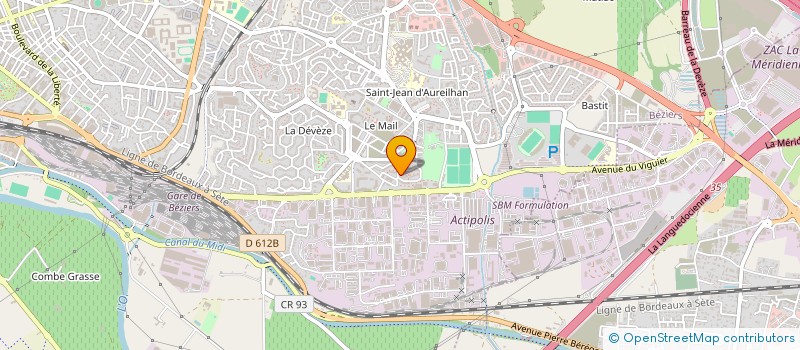 localisation de l'entreprise RANDO PLAISIRS à BEZIERS
