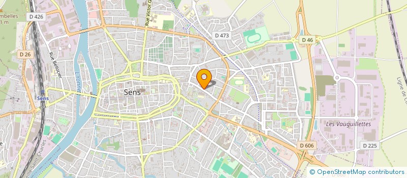 localisation de l'entreprise RANDO PLEINE NATURE  SENS