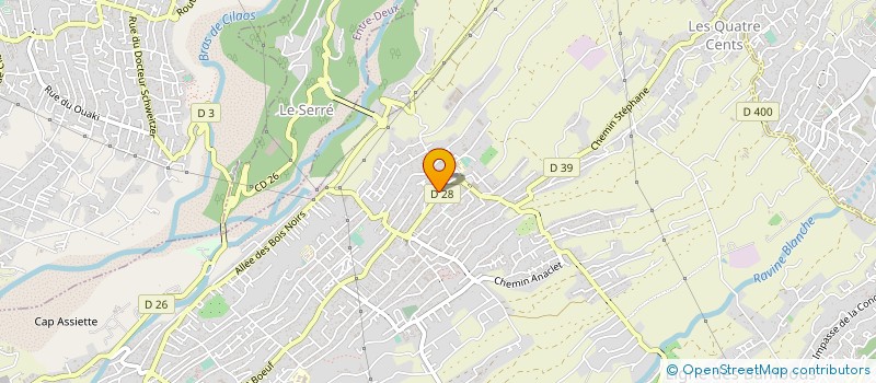 localisation de l'entreprise RANDO RUN SARL à SAINT-PIERRE