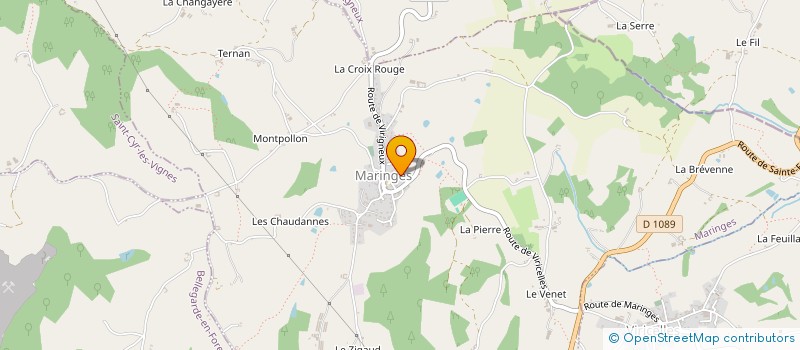 localisation de l'entreprise RANDO TRAIL PASSION  MARINGES