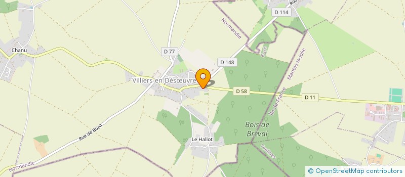 localisation de l'entreprise RANDO VALLEE D' EURE  BREUILPONT