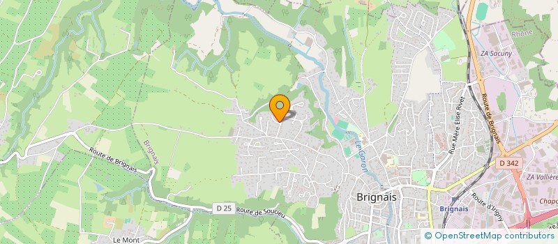 localisation de l'entreprise RANDOGARON  BRIGNAIS