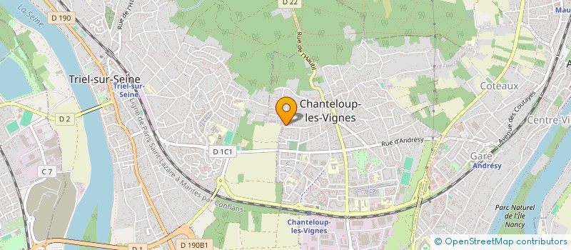 localisation de l'entreprise RANDOLOUP à CHANTELOUP-LES-VIGNES