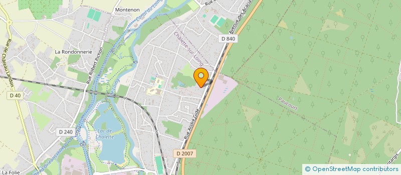 localisation de l'entreprise RANDONNEE CHALETTOISE à CHALETTE-SUR-LOING