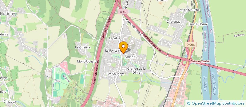 localisation de l'entreprise RANDONNEE CHEMINS ENTRE MONTS ET VALLEES à SANCE