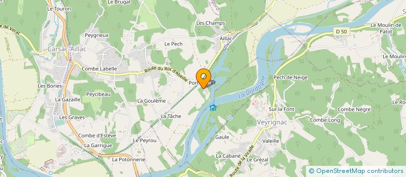 localisation de l'entreprise RANDONNEE EN DORDOGNE à CARSAC-AILLAC