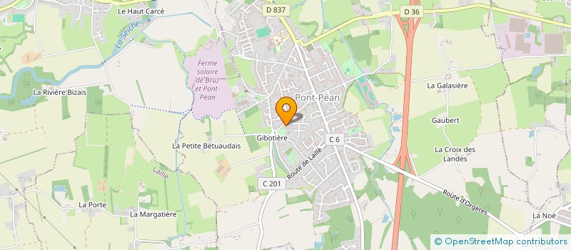 localisation de l'entreprise RANDONNEE PEDESTRE DE PONT PEAN  PONT-PEAN