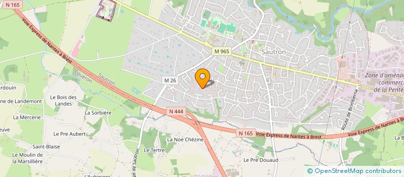 localisation de l'entreprise RANDONNEE PEDESTRE SAUTRONNAISE à SAUTRON
