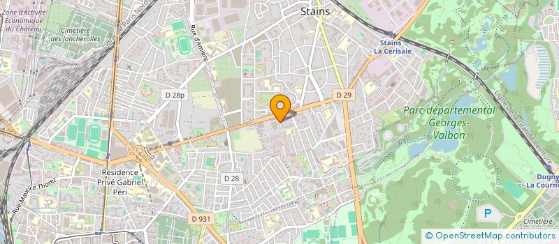 localisation de l'entreprise RANDONNEES AVENTURES ITINERANTS DECOUVER à STAINS