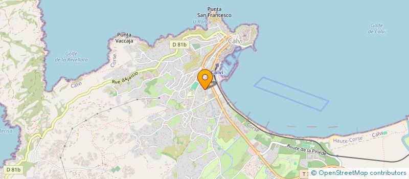 localisation de l'entreprise RANDONNEES ENTRE MER ET MONTAGNE à CALVI