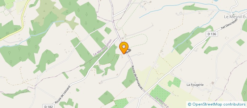 localisation de l'entreprise RANDONNEES ET PATRIMOINE DE LA VIETTE ET DE L'OUDON  SAINT-PIERRE-EN-AUGE