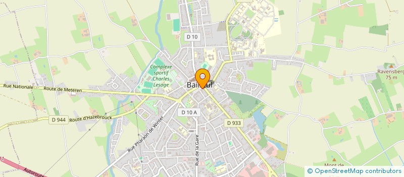 localisation de l'entreprise RANDONNEUR CLUB DES MONTS DE FLANDRE à BAILLEUL