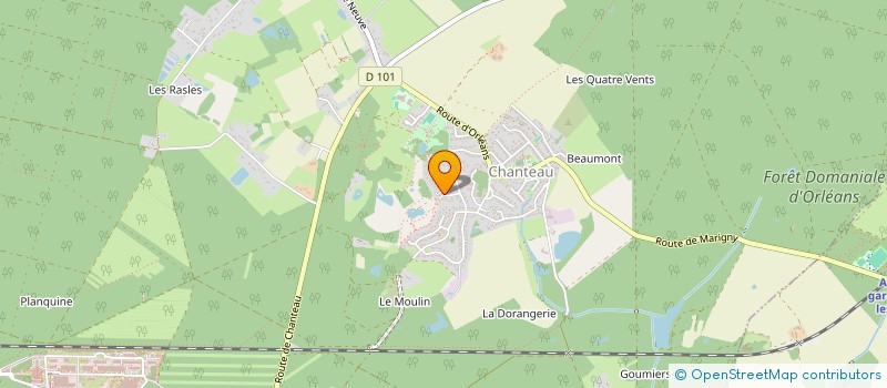 localisation de l'entreprise RANDONNEURS CHANTEAUSIENS à CHANTEAU