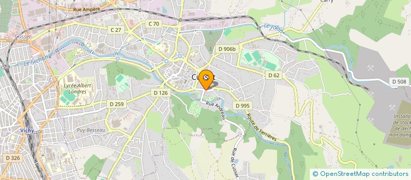 localisation de l'entreprise RANDONNEURS CUSSETOIS à CUSSET