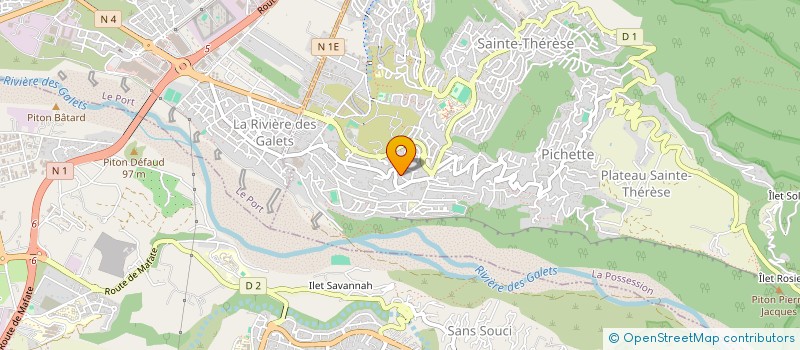 localisation de l'entreprise RANDONNEURS DU DIMANCHE à LA POSSESSION