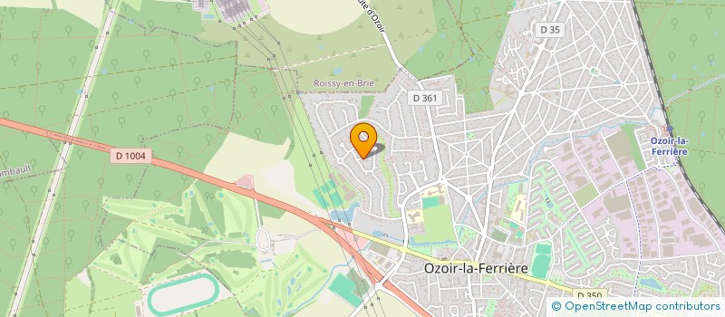 localisation de l'entreprise RANDONNEURS PARISIENS NATURISTES à OZOIR-LA-FERRIERE