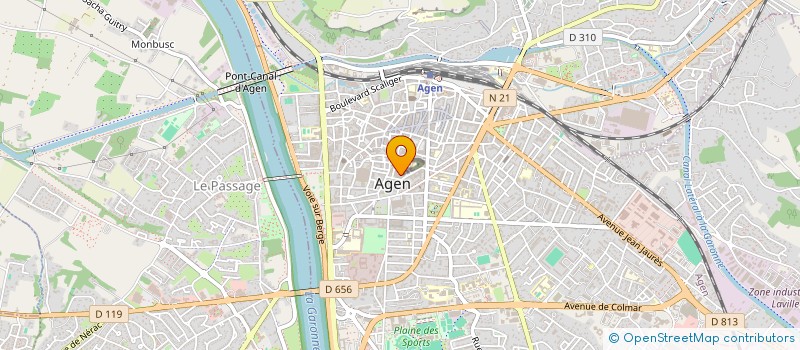 localisation de l'entreprise RANDONNEZ JEUNESSE!  AGEN