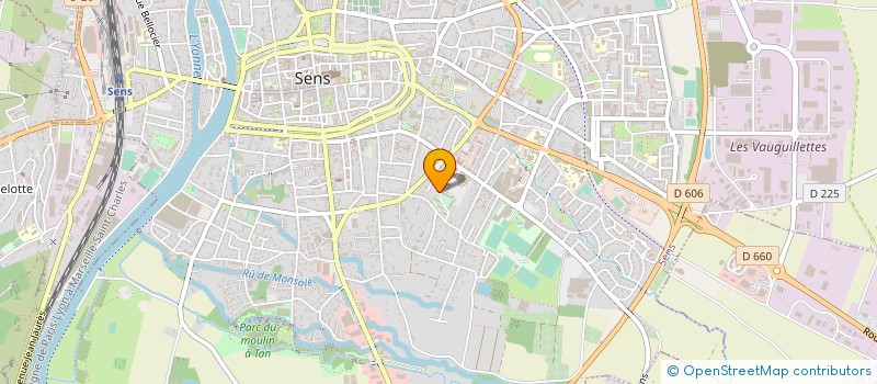 localisation de l'entreprise RANDONORDIK  SENS