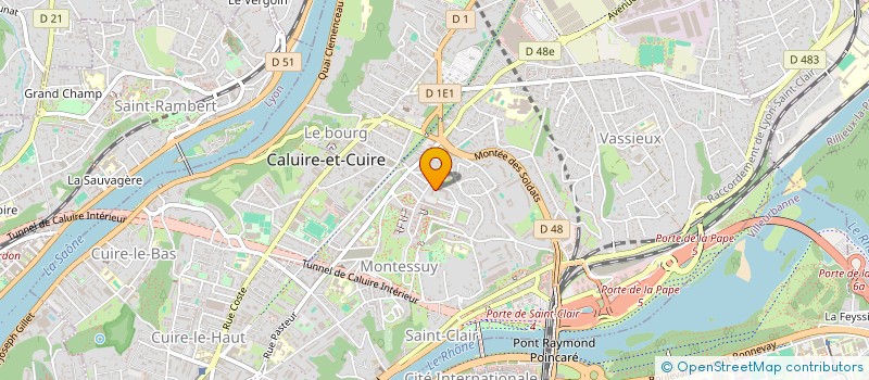 localisation de l'entreprise RANDONOS à CALUIRE-ET-CUIRE