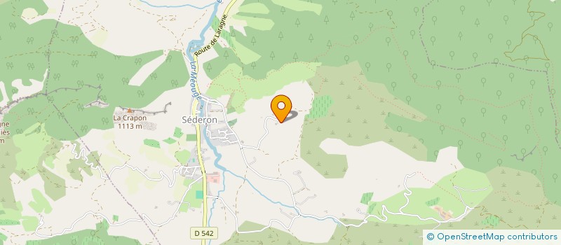 localisation de l'entreprise RANDOPHIL AUTOUR DE SEDERON  SEDERON