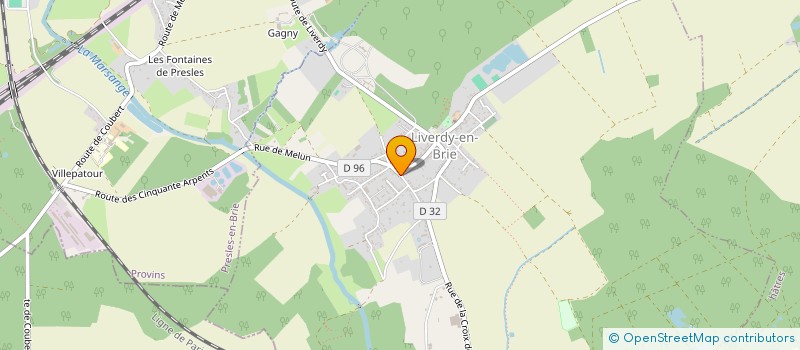 localisation de l'entreprise RANDOPOURTOUS  LIVERDY-EN-BRIE