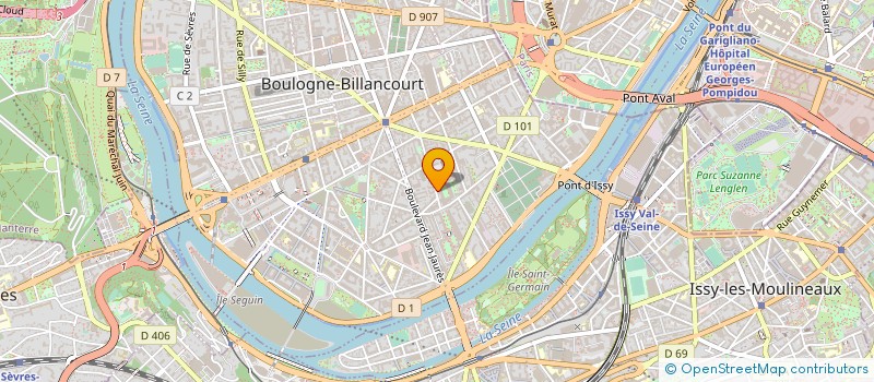 localisation de l'entreprise RANDS S.A.S. à BOULOGNE-BILLANCOURT