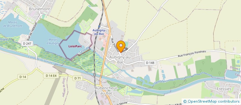localisation de l'entreprise RANDY à AUBIGNY-AU-BAC