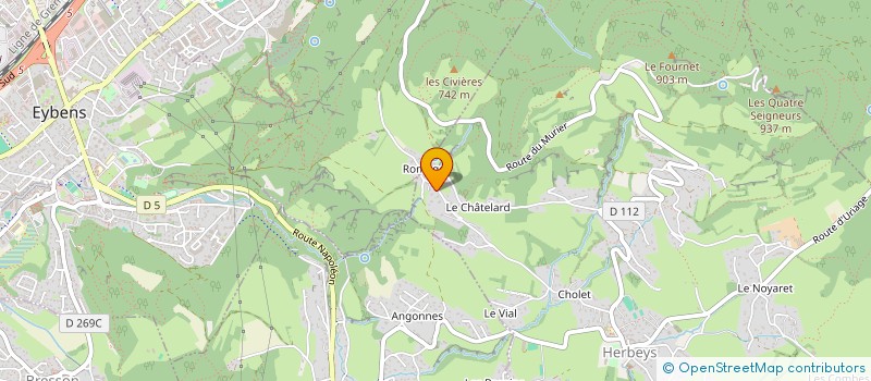 localisation de l'entreprise RANEA MAITRISE & STRUCTURE  BRESSON