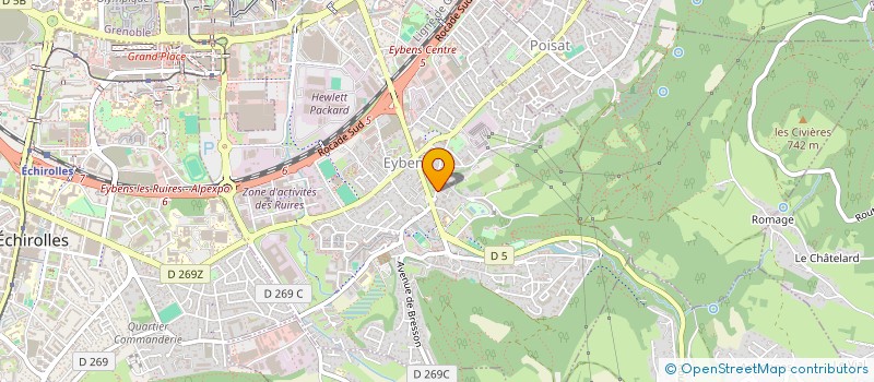 localisation de l'entreprise RANEA RESTAURATION  SAINT-MARTIN-D'HERES