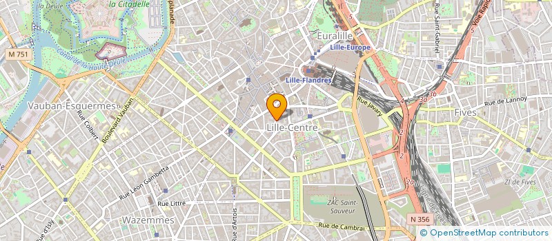 localisation de l'entreprise RANELAGH à LILLE