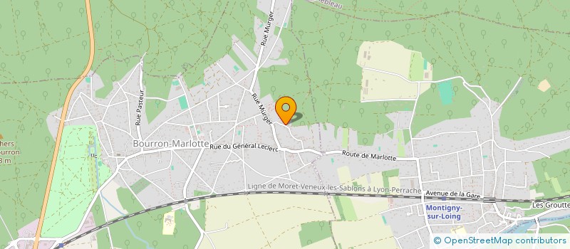 localisation de l'entreprise RANFAING CONSEIL & INVESTISSEMENT à BOURRON-MARLOTTE