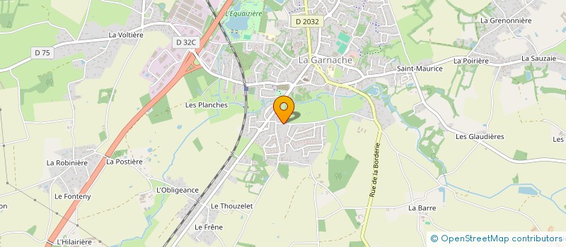 localisation de l'entreprise RANFRAY à LA GARNACHE