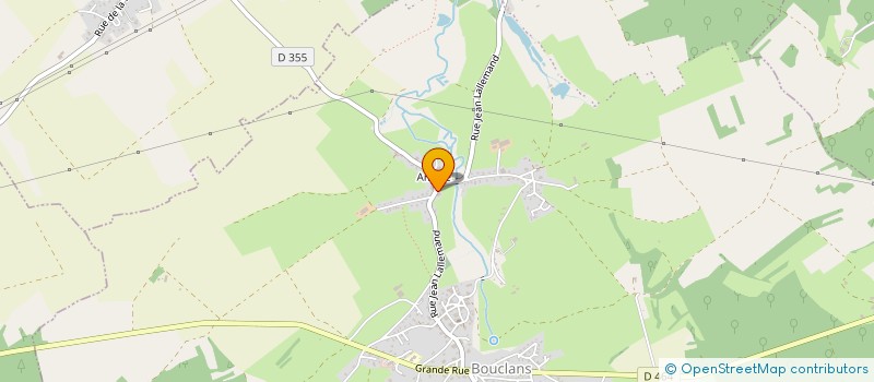 localisation de l'entreprise RANG ESSART  BOUCLANS