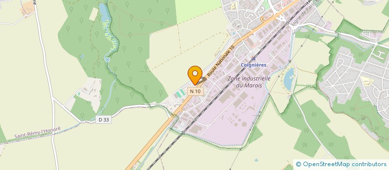 localisation de l'entreprise RANGA à COIGNIERES