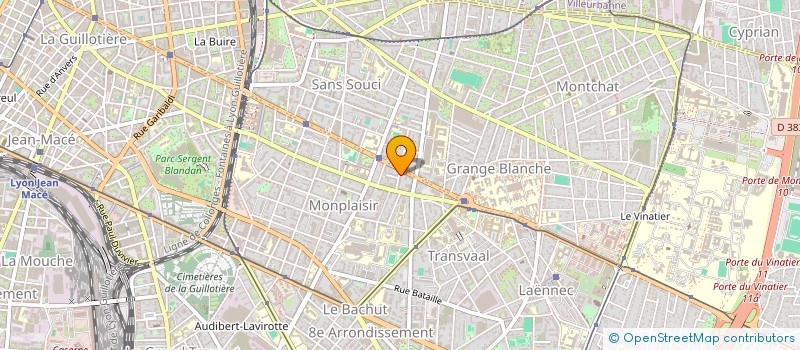 localisation de l'entreprise RANGAL  LYON