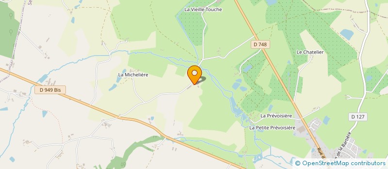 localisation de l'entreprise RANGEARD à SECONDIGNY