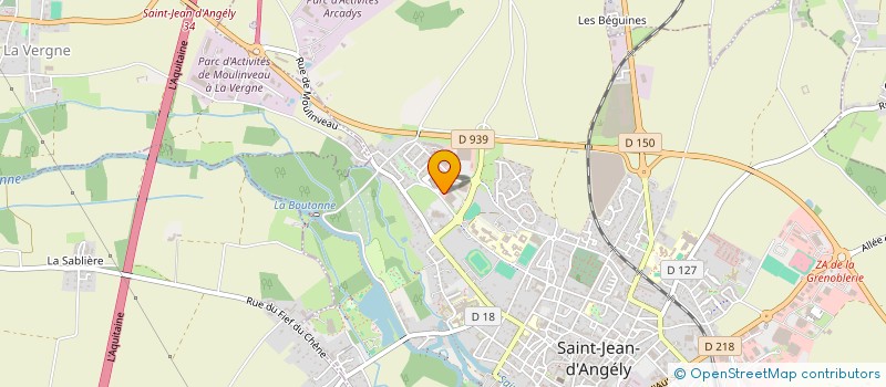 localisation de l'entreprise RANGER  SAINT-JEAN-D'ANGELY