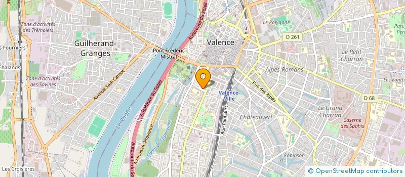 localisation de l'entreprise RANGER FRANCE à VALENCE