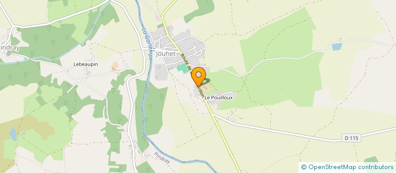 localisation de l'entreprise RANGER PERE ET FILS  JOUHET