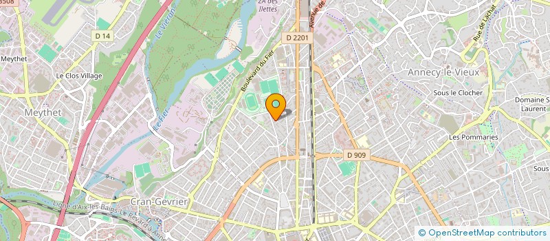 localisation de l'entreprise RANGER PRODUCTION  ANNECY