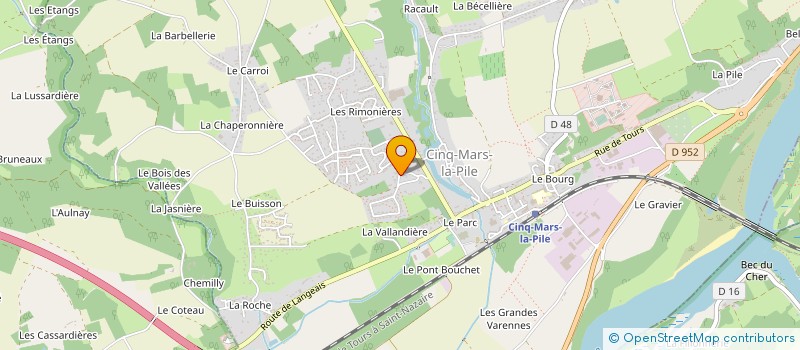 localisation de l'entreprise RANGESTOCK à CINQ-MARS-LA-PILE