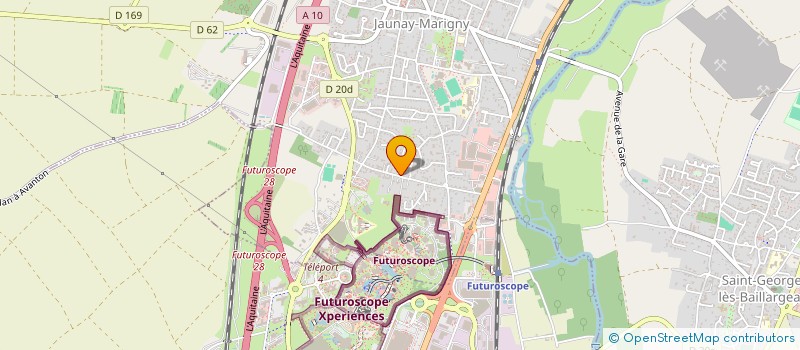 localisation de l'entreprise RANGIER  JAUNAY-MARIGNY