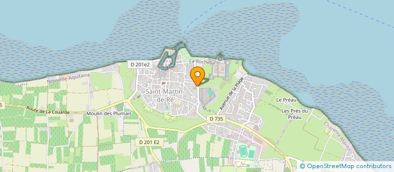 localisation de l'entreprise RANGIN IMMO  SAINT-MARTIN-DE-RE