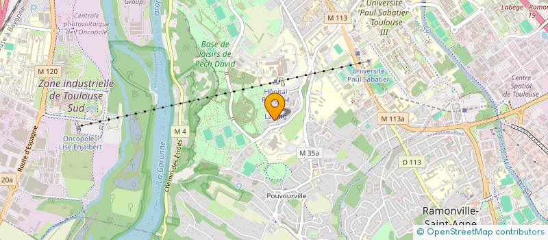 localisation de l'entreprise RANGUEIL à TOULOUSE
