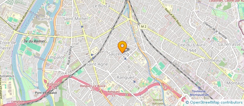 localisation de l'entreprise RANGUEIL LAVERIE à TOULOUSE