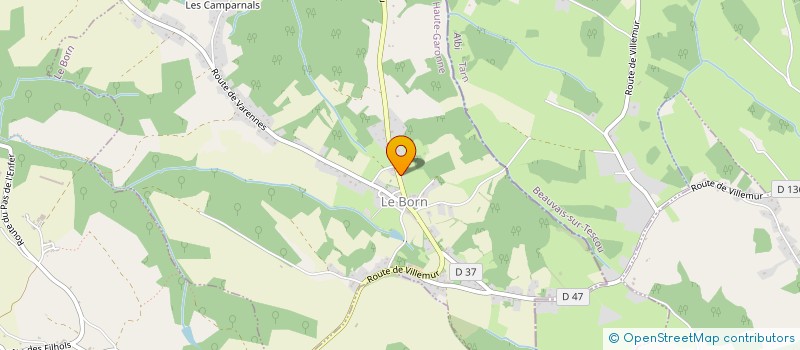 localisation de l'entreprise RANGUEIL PARK  LE BORN